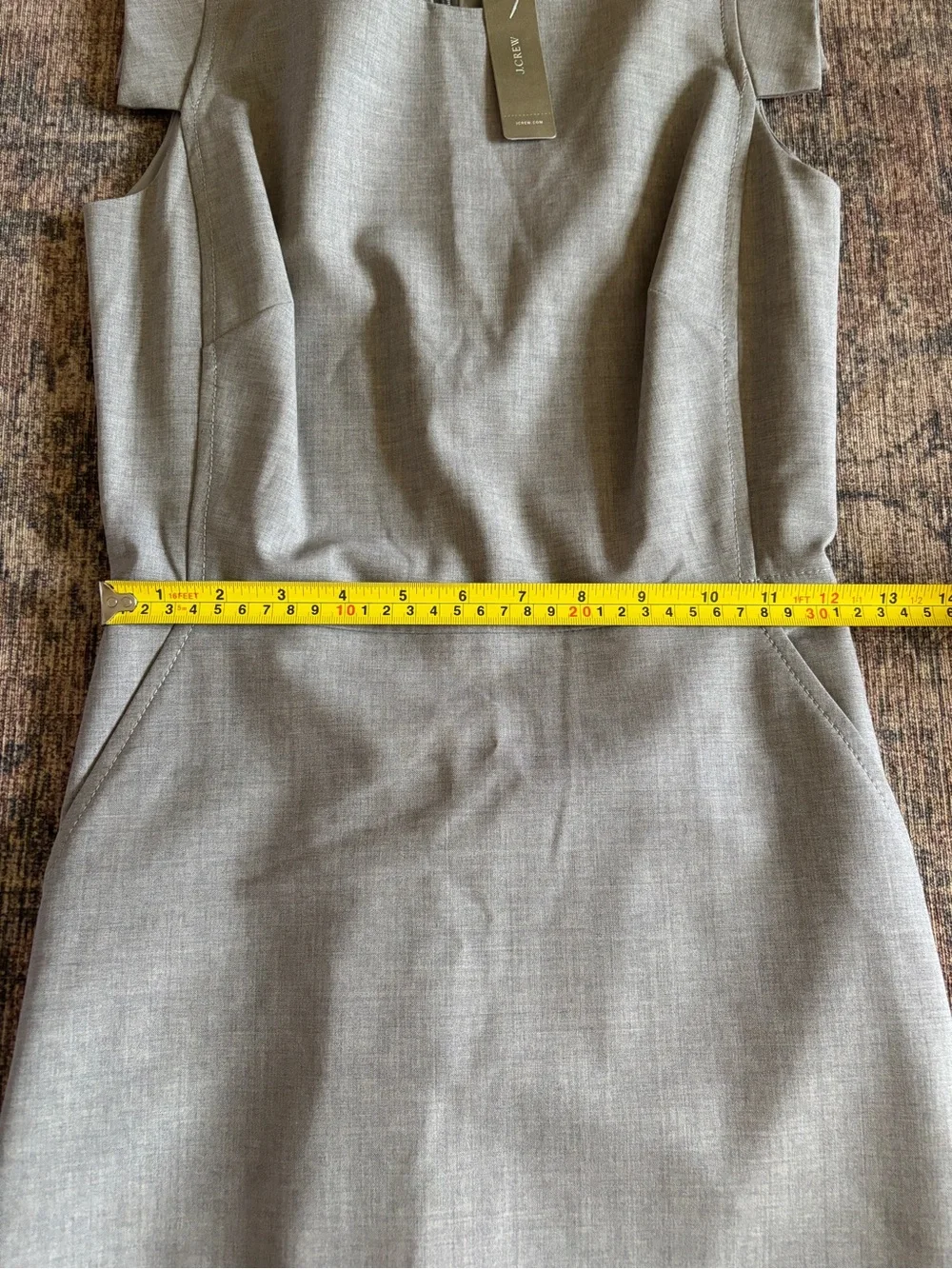 🆕 J. Crew Heather Gray Resume Dress Size 000